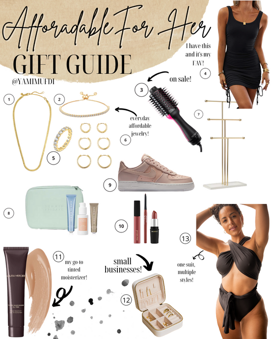 Affordable Holiday Gift Guide for Her 2020