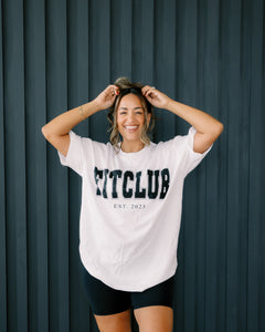 FITclub Tee- WHITE