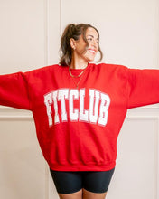 Load image into Gallery viewer, The FITClub Crewneck - Cherry Red - PRESALE