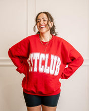 Load image into Gallery viewer, The FITClub Crewneck - Cherry Red - PRESALE