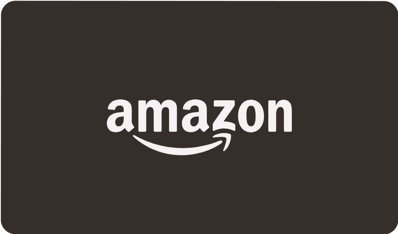 Photo of the amazon logo to link to an amazon storefront. 